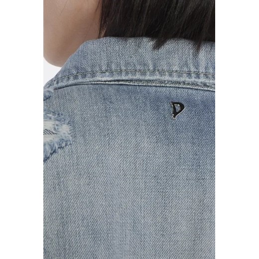 DONDUP - made in Italy Jeansowa koszula | Oversize fit Dondup - Made In Italy 40 promocja Gomez Fashion Store
