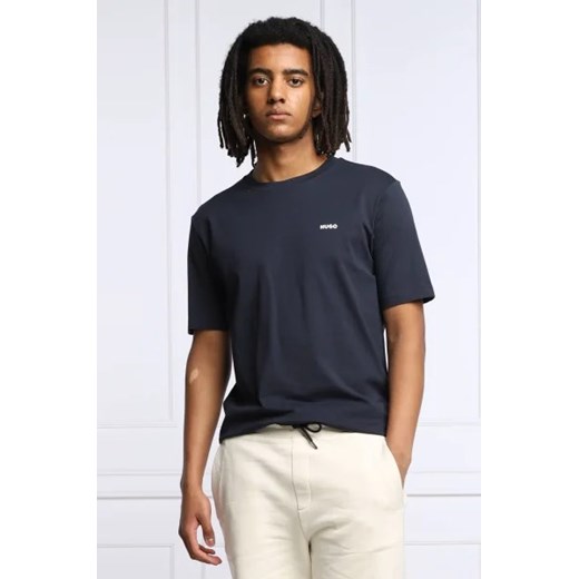 HUGO T-shirt Dero222 | Regular Fit ze sklepu Gomez Fashion Store w kategorii T-shirty męskie - zdjęcie 172819155