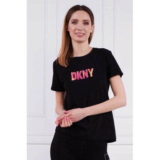 DKNY T-shirt S/S REFLECTIVE LOGO ze sklepu Gomez Fashion Store w kategorii Bluzki damskie - zdjęcie 172819505