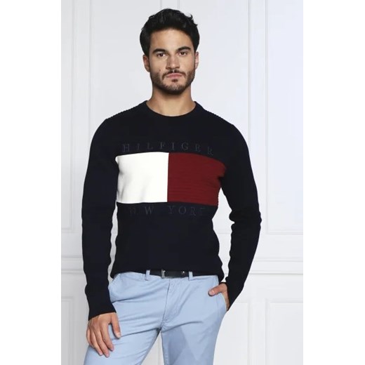 Tommy Hilfiger Sweter | Regular Fit ze sklepu Gomez Fashion Store w kategorii Swetry męskie - zdjęcie 172819989