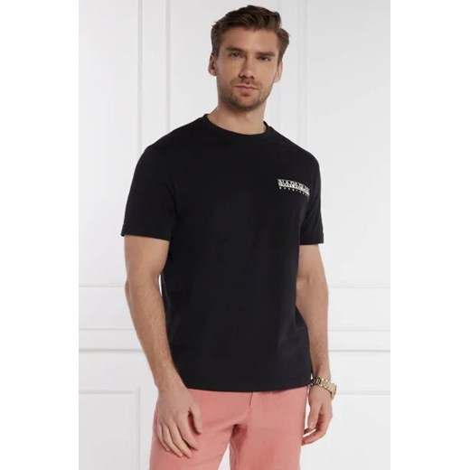 Napapijri T-shirt S-TAHI BLACK | Regular Fit ze sklepu Gomez Fashion Store w kategorii T-shirty męskie - zdjęcie 172820225