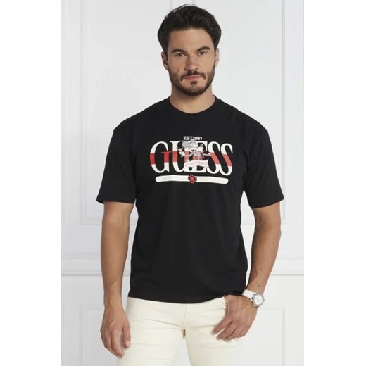 GUESS T-shirt | Regular Fit ze sklepu Gomez Fashion Store w kategorii T-shirty męskie - zdjęcie 172820308