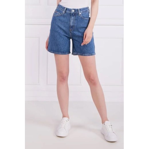 Tommy Hilfiger Szorty DNM FLARE SHORT HW JUNE | Regular Fit | denim ze sklepu Gomez Fashion Store w kategorii Szorty - zdjęcie 172820558