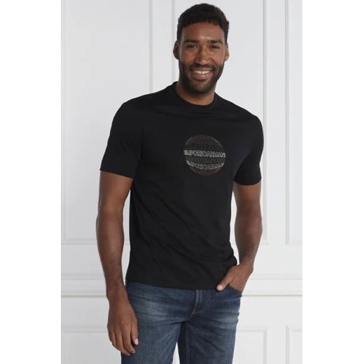 Emporio Armani T-shirt | Regular Fit Emporio Armani L promocyjna cena Gomez Fashion Store