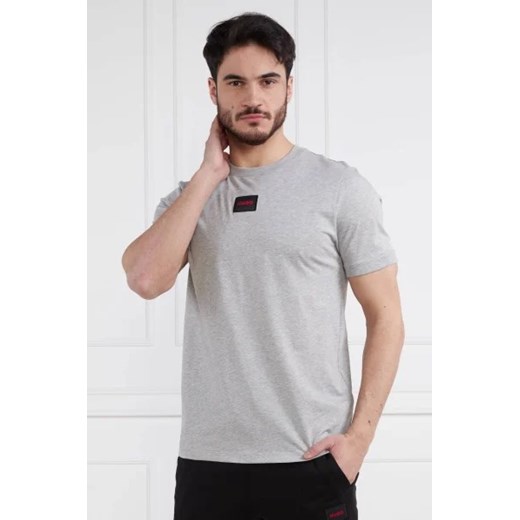 HUGO T-shirt Diragolino212 | Regular Fit ze sklepu Gomez Fashion Store w kategorii T-shirty męskie - zdjęcie 172821358