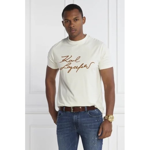 Karl Lagerfeld T-shirt | Regular Fit ze sklepu Gomez Fashion Store w kategorii T-shirty męskie - zdjęcie 172821885