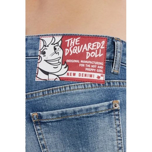 Dsquared2 Jeansy Jennifer | Slim Fit | low rise Dsquared2 44 promocyjna cena Gomez Fashion Store