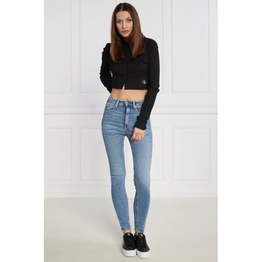 Calvin Klein Jeans Kardigan | Cropped Fit M okazja Gomez Fashion Store