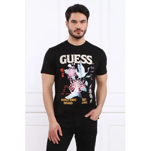 GUESS T-shirt TOKYO COLLAGE | Regular Fit Guess L okazyjna cena Gomez Fashion Store