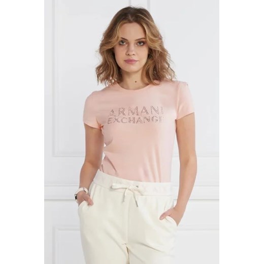 Armani Exchange T-shirt | Regular Fit ze sklepu Gomez Fashion Store w kategorii Bluzki damskie - zdjęcie 172823865