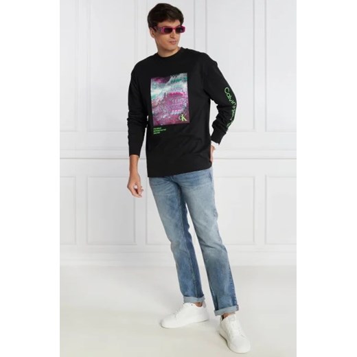 CALVIN KLEIN JEANS Bluza HYPER REAL LANDSCAPE LS | Relaxed fit XXL Gomez Fashion Store okazyjna cena