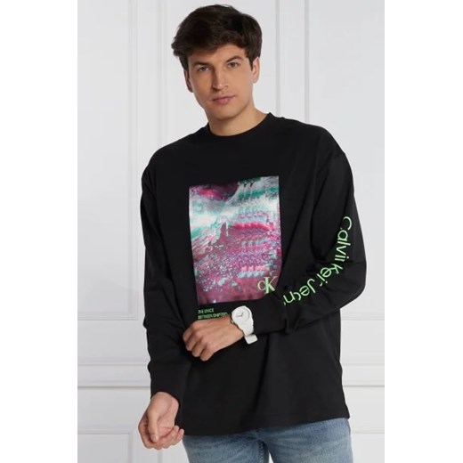 CALVIN KLEIN JEANS Bluza HYPER REAL LANDSCAPE LS | Relaxed fit S okazja Gomez Fashion Store
