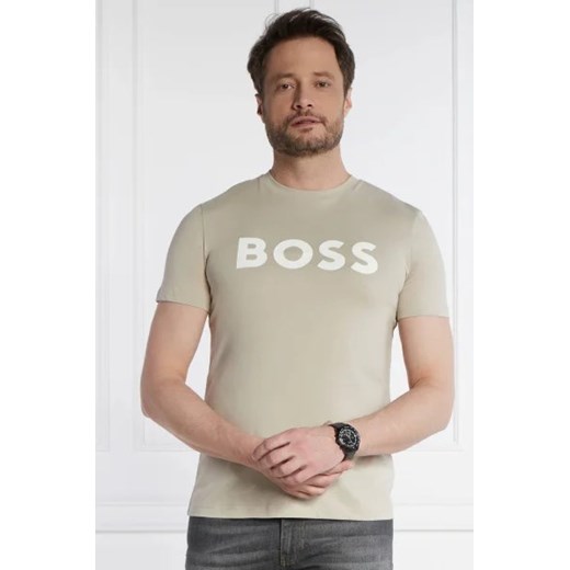 BOSS ORANGE T-shirt Thinking | Regular Fit ze sklepu Gomez Fashion Store w kategorii T-shirty męskie - zdjęcie 172825829