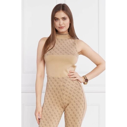 GUESS Top SL RN LISE 4G SWTR | Slim Fit Guess XL promocyjna cena Gomez Fashion Store
