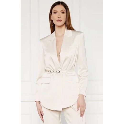 Pinko Satynowa marynarka GOLDENEYE GIACCA | Skinny fit Pinko 36 Gomez Fashion Store