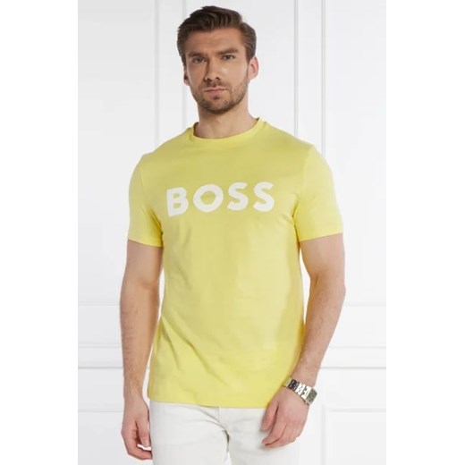 BOSS ORANGE T-shirt Thinking 1 | Regular Fit ze sklepu Gomez Fashion Store w kategorii T-shirty męskie - zdjęcie 172828129