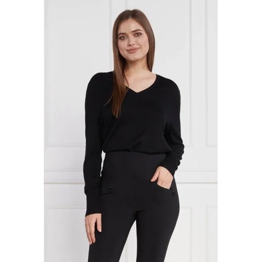 Marc Cain Sweter | Loose fit | z dodatkiem wełny i kaszmiru ze sklepu Gomez Fashion Store w kategorii Swetry damskie - zdjęcie 172828869