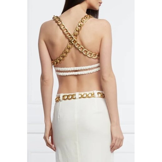 Patrizia Pepe Lniany top | Cropped Fit Patrizia Pepe 36 okazja Gomez Fashion Store