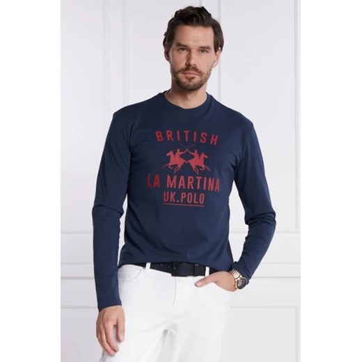 La Martina Longsleeve | Regular Fit ze sklepu Gomez Fashion Store w kategorii T-shirty męskie - zdjęcie 172830048