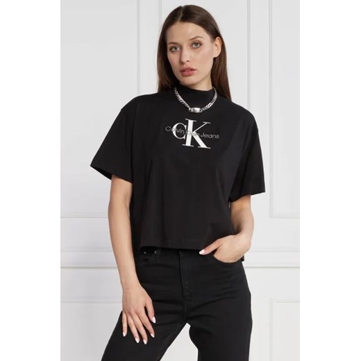 CALVIN KLEIN JEANS T-shirt | Regular Fit ze sklepu Gomez Fashion Store w kategorii Bluzki damskie - zdjęcie 172830149