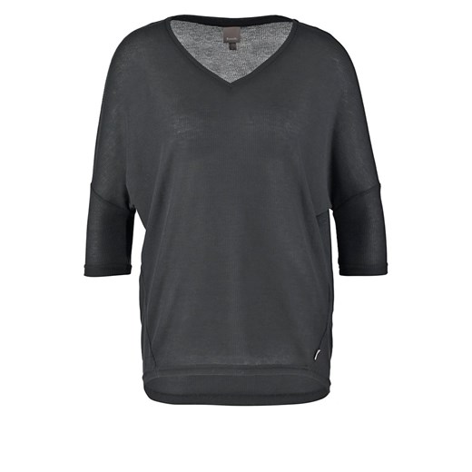 Bench VEMON Tshirt basic jet black zalando  abstrakcyjne wzory