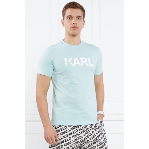 Karl Lagerfeld T-shirt karl logo | Regular Fit ze sklepu Gomez Fashion Store w kategorii T-shirty męskie - zdjęcie 172831195