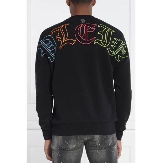Philipp Plein Bluza Embroidered LS | Regular Fit L Gomez Fashion Store okazja