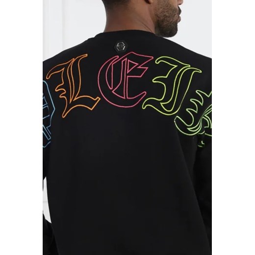 Philipp Plein Bluza Embroidered LS | Regular Fit L wyprzedaż Gomez Fashion Store