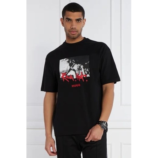 HUGO T-shirt Domenade | Oversize fit ze sklepu Gomez Fashion Store w kategorii T-shirty męskie - zdjęcie 172831758