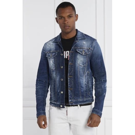 Dsquared2 Kurtka jeansowa Dan Jean | Regular Fit ze sklepu Gomez Fashion Store w kategorii Kurtki męskie - zdjęcie 172832468