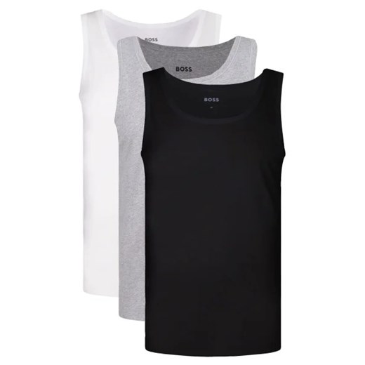 BOSS BLACK Tank top 3-pack Classic | Regular Fit ze sklepu Gomez Fashion Store w kategorii T-shirty męskie - zdjęcie 172833227