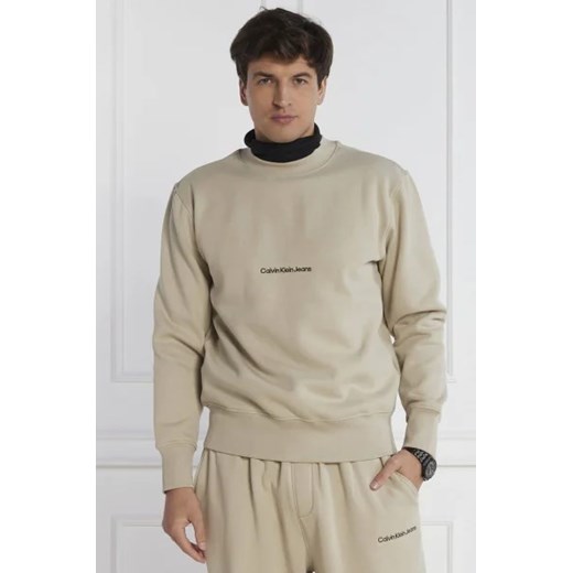 CALVIN KLEIN JEANS Bluza INSTITUTIONAL CREW NECK | Relaxed fit S Gomez Fashion Store wyprzedaż