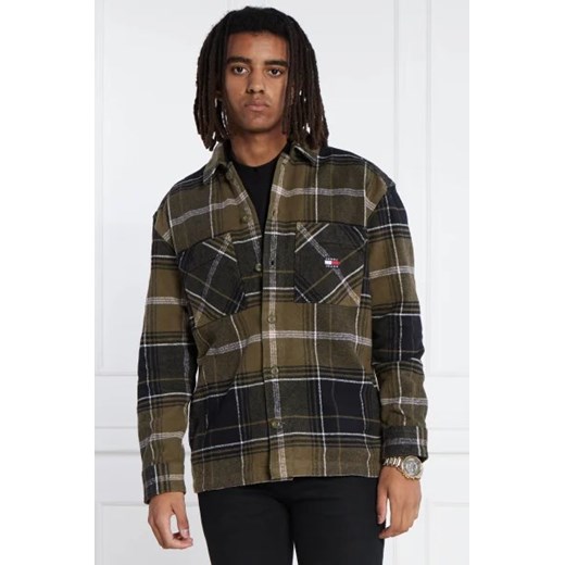 Tommy Jeans Koszula BRUSHED CHECK | Regular Fit Tommy Jeans M okazja Gomez Fashion Store