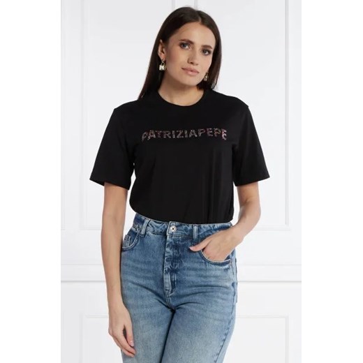 Patrizia Pepe T-shirt | Regular Fit ze sklepu Gomez Fashion Store w kategorii Bluzki damskie - zdjęcie 172834967