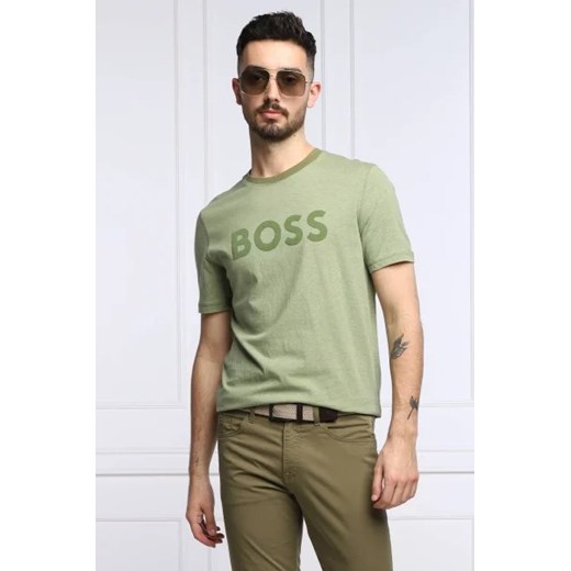 BOSS ORANGE T-shirt TeIndi | Regular Fit ze sklepu Gomez Fashion Store w kategorii T-shirty męskie - zdjęcie 172834977