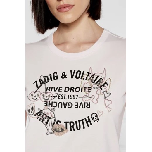 Zadig&Voltaire T-shirt WOOP | Regular Fit Zadig&voltaire L wyprzedaż Gomez Fashion Store