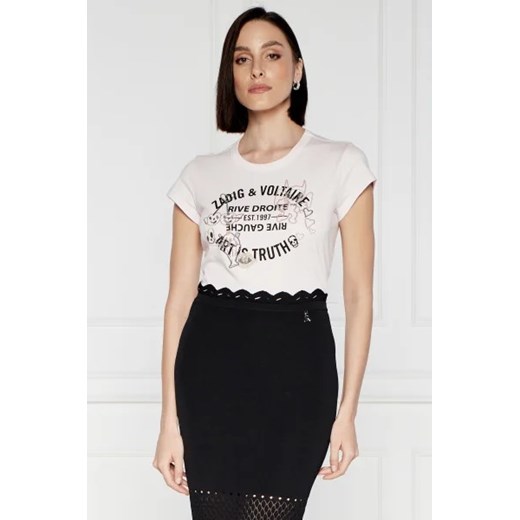 Zadig&Voltaire T-shirt WOOP | Regular Fit Zadig&voltaire S okazja Gomez Fashion Store