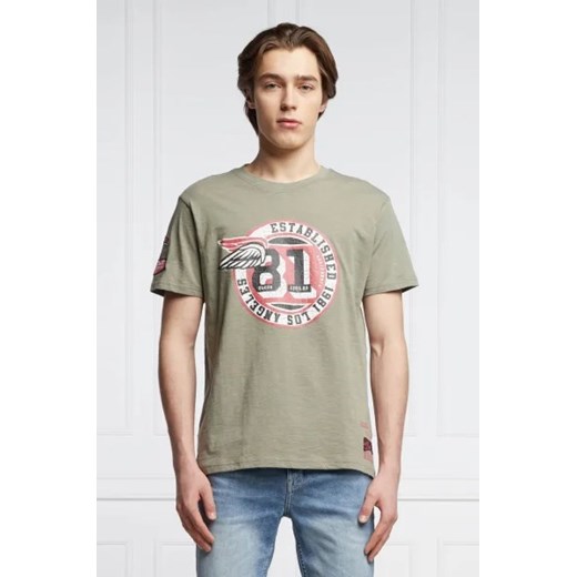 GUESS T-shirt WINGY | Regular Fit ze sklepu Gomez Fashion Store w kategorii T-shirty męskie - zdjęcie 172835776