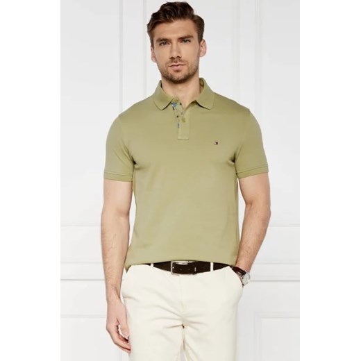 Tommy Hilfiger Polo Palm Under Collar | Regular Fit | stretch ze sklepu Gomez Fashion Store w kategorii T-shirty męskie - zdjęcie 172835825