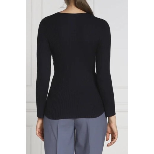 Emporio Armani Jedwabny sweter | z dodatkiem kaszmiru Emporio Armani S okazja Gomez Fashion Store