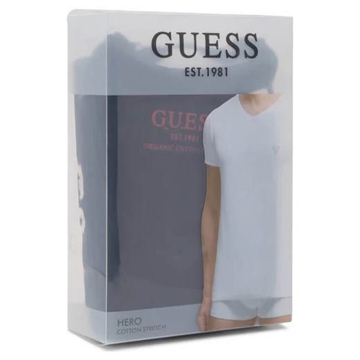 T-shirt męski Guess z bawełny