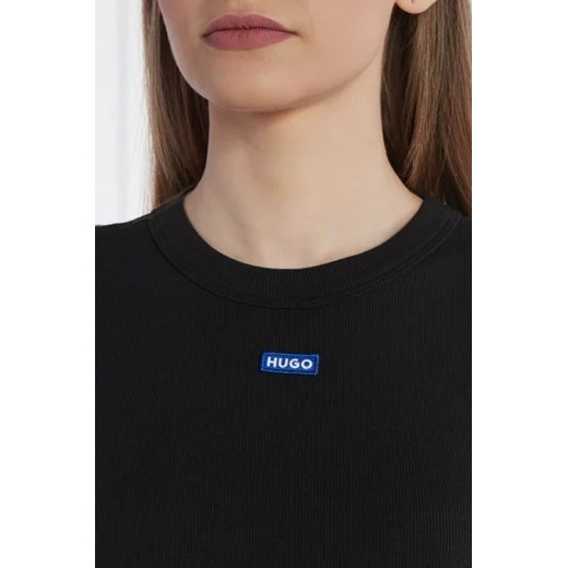 Hugo Blue T-shirt Baby Tee_B | Slim Fit Hugo Blue L okazyjna cena Gomez Fashion Store