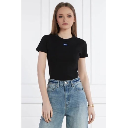 Hugo Blue T-shirt Baby Tee_B | Slim Fit Hugo Blue XL wyprzedaż Gomez Fashion Store