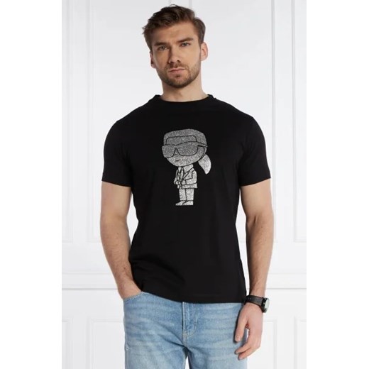 Karl Lagerfeld T-shirt | Regular Fit Karl Lagerfeld L promocja Gomez Fashion Store