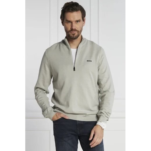 BOSS GREEN Sweter Momentum-X QZ | Regular Fit | z dodatkiem wełny S promocja Gomez Fashion Store