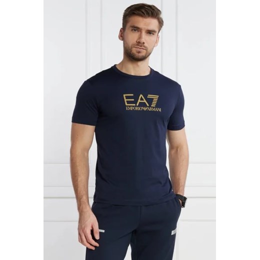 EA7 T-shirt | Regular Fit S promocja Gomez Fashion Store