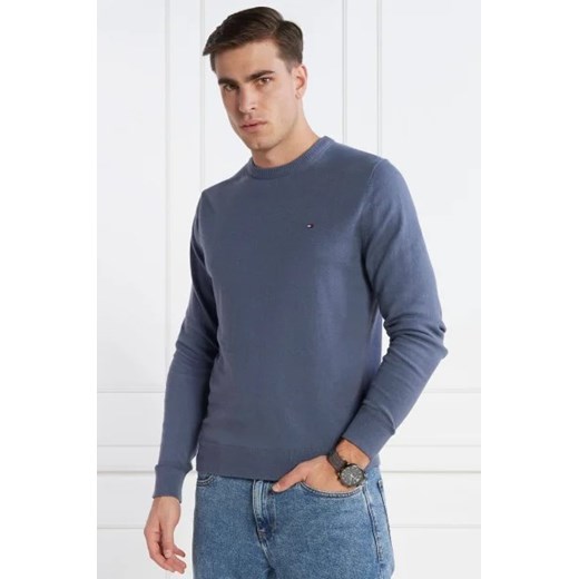 Tommy Hilfiger Sweter | Regular Fit | z dodatkiem kaszmiru Tommy Hilfiger L wyprzedaż Gomez Fashion Store