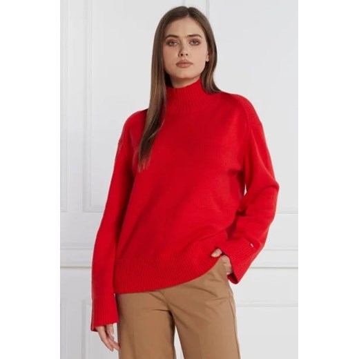 Tommy Hilfiger Golf | Loose fit | z dodatkiem wełny ze sklepu Gomez Fashion Store w kategorii Swetry damskie - zdjęcie 172840379