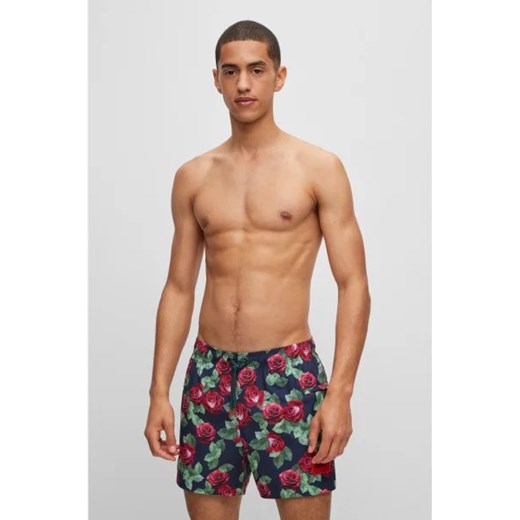 Hugo Bodywear Szorty kąpielowe BLOOM | Regular Fit ze sklepu Gomez Fashion Store w kategorii Kąpielówki - zdjęcie 172840819