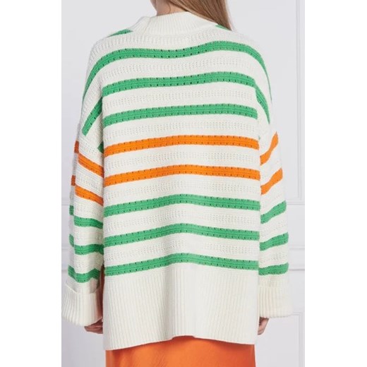 Samsøe Samsøe Sweter | Relaxed fit | z dodatkiem lnu XXS okazyjna cena Gomez Fashion Store